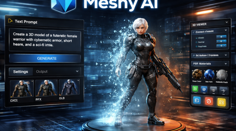 Revolución del Modelado 3D: Aplicación de Inteligencia Artificial con Meshy AI Revolución del Modelado 3D: Aplicación de Inteligencia Artificial con Meshy AI