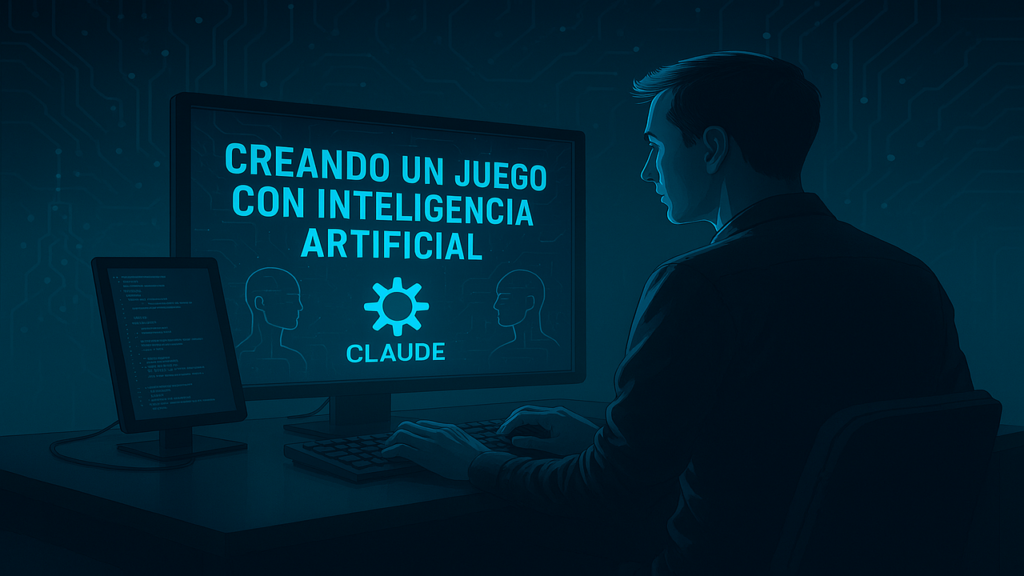 Programador realizando un Videojuego