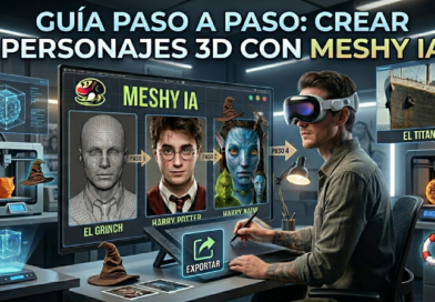 Modelado de personajes 3D con Meshy AI: Paso a paso Modelado de personajes 3D con Meshy AI: Paso a paso