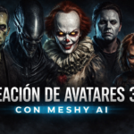 Creación de Avatares 3D con Meshy AI: Proceso, Aplicación y Ventajas Portada Modelado