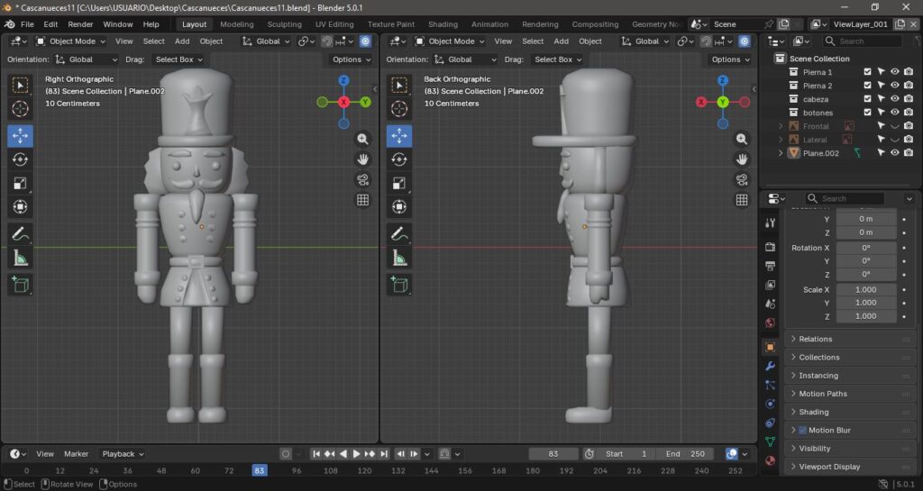 Resultado final del Cascanueces