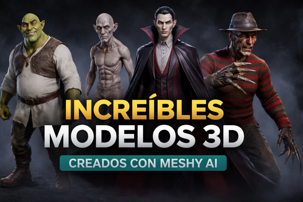 Creaciones en Meshy