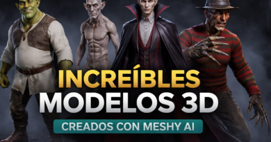 Creaciones en Meshy