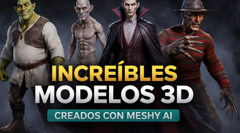 Creaciones en Meshy