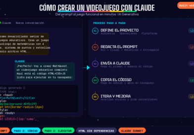 Imagen del paso a paso de como crear videojuego