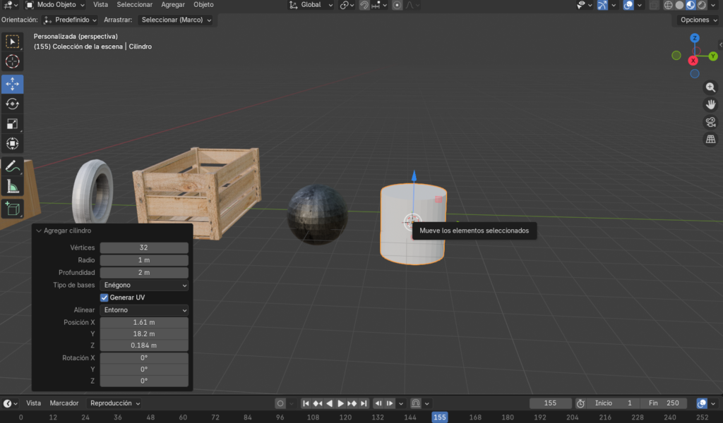 Figura 36. Modelado del aro/anillo