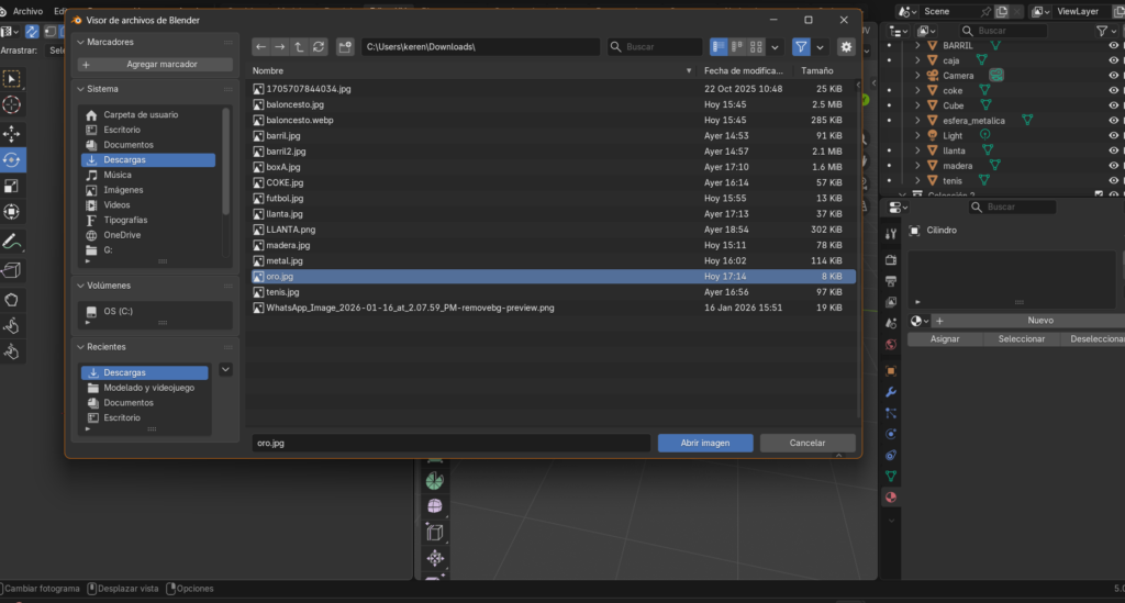 Figura 53. Aplicación de materiales