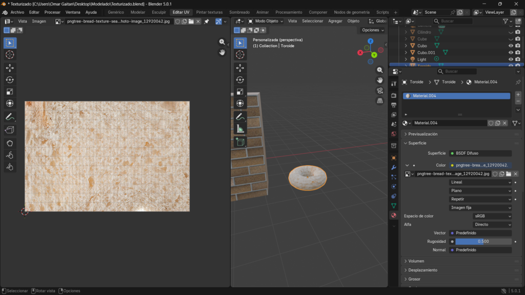 Dona finalizada con su texturizado