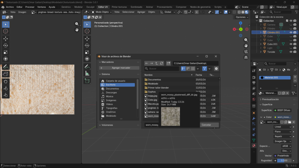 Texturizando nuestra maceta