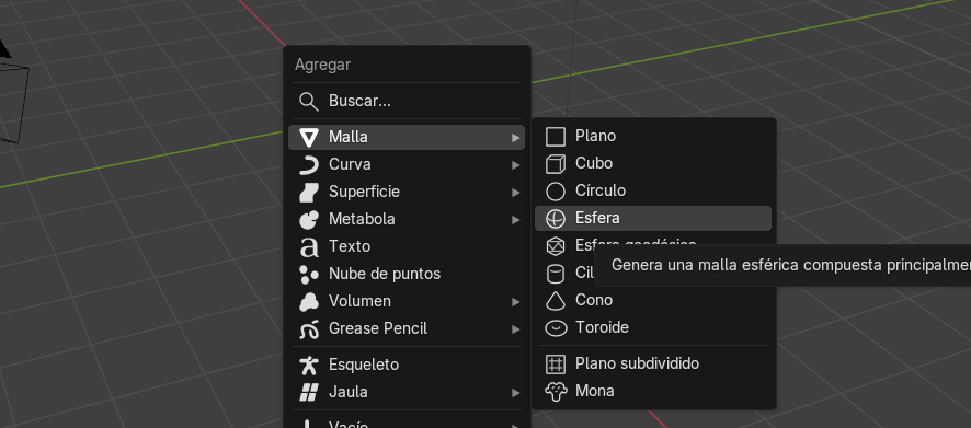 Modelado de la esfera