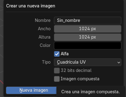 Vista UV cuadrícula