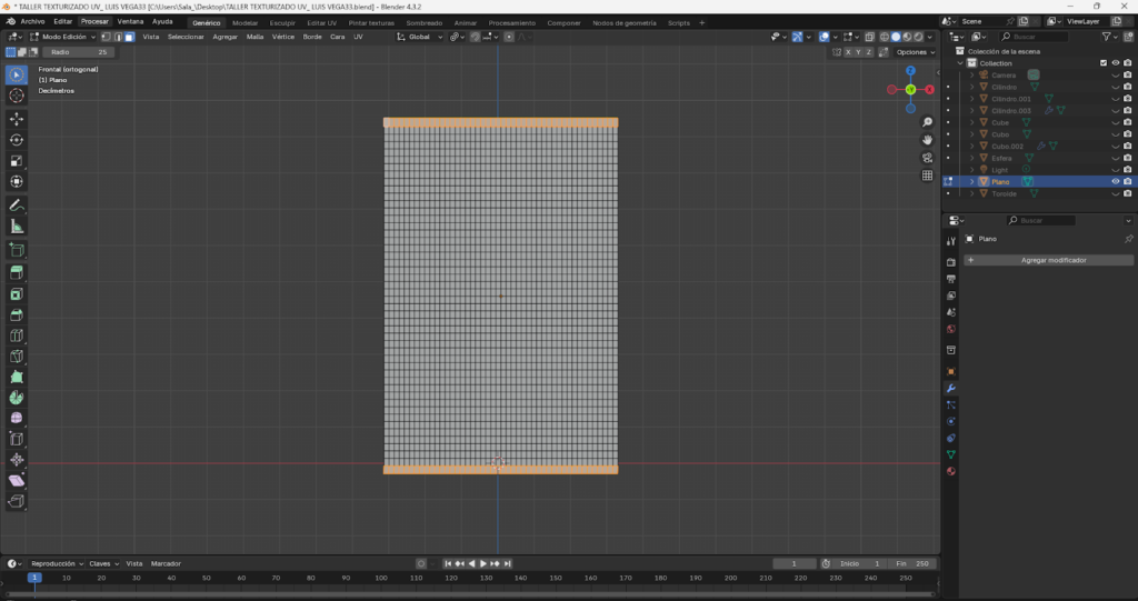 Desarrollo de un paquete de Doritos en Blender utilizando un plano base con múltiples subdivisiones, extrusión de bordes y aplicación del modificador Solidify. Se implementa dinámica de ropa con presión para simular el inflado del empaque, ajuste de gravedad y aplicación del modificador Cloth. Finalmente, se realiza el mapeado UV y adaptación manual de la textura para lograr un acabado visual realista del producto.
