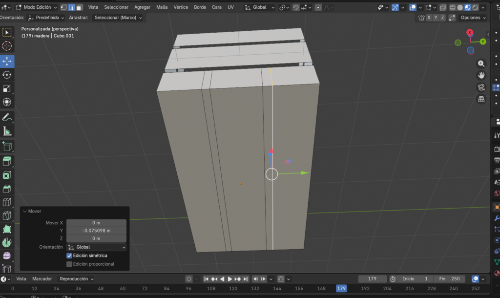 Figura 17. Modificación de bordes