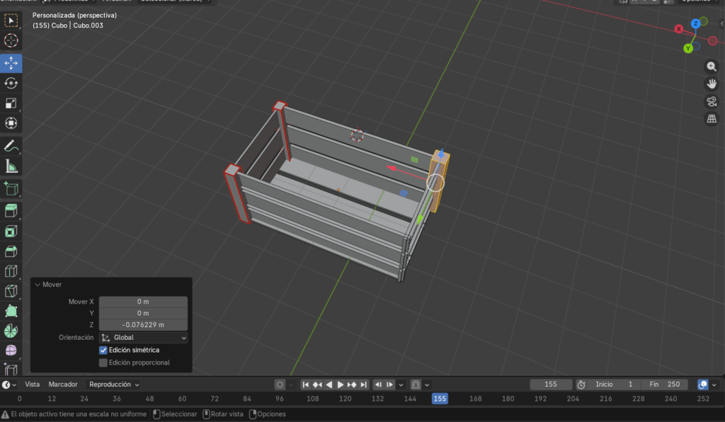 Figura 24. Escalación del cubo
