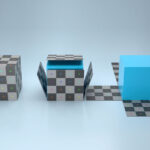 De la Geometría al Píxel: Dominando el UV Mapping en Blender 5.0.1 (Moneda, Dado y Pirámide) Texturizado UV en Blender - Ilustración