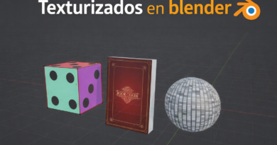 Texturizando objetos 3D en blender