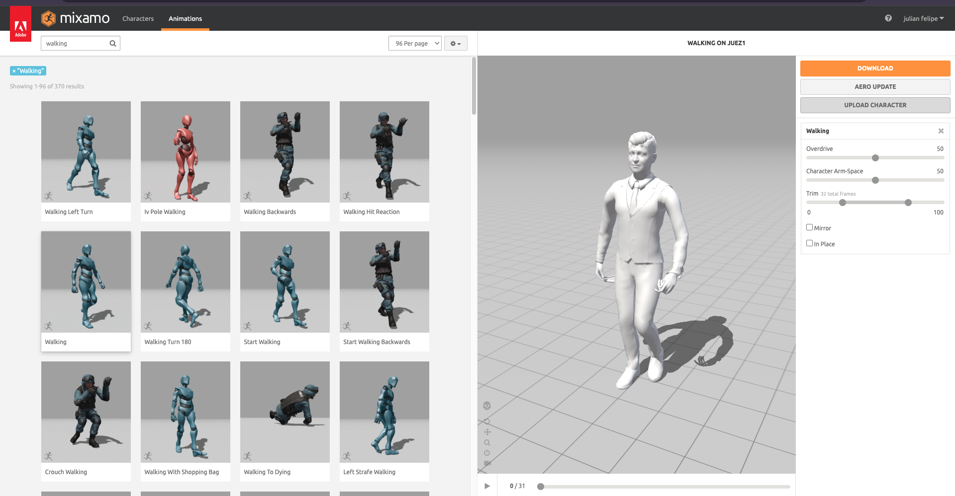 Animación 3D en Blender con Mixamo y Avaturn — Cinemática de Artes ...