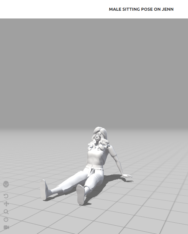 Animación: Sentada con apoyo