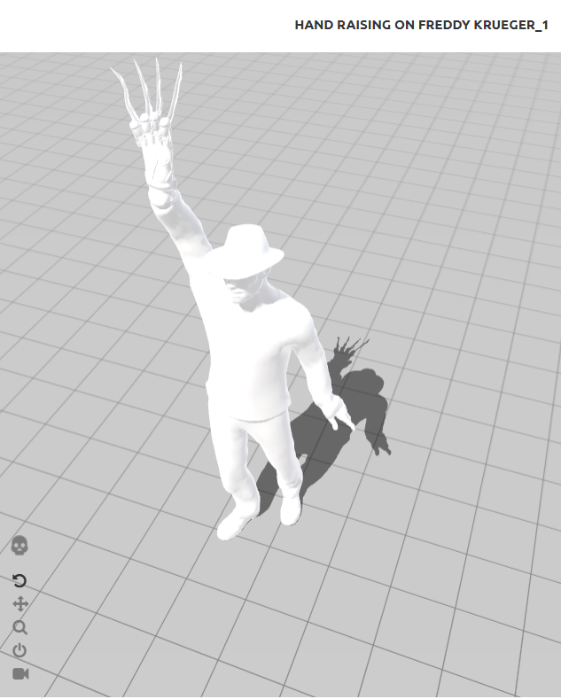 Animación: Levantar la mano