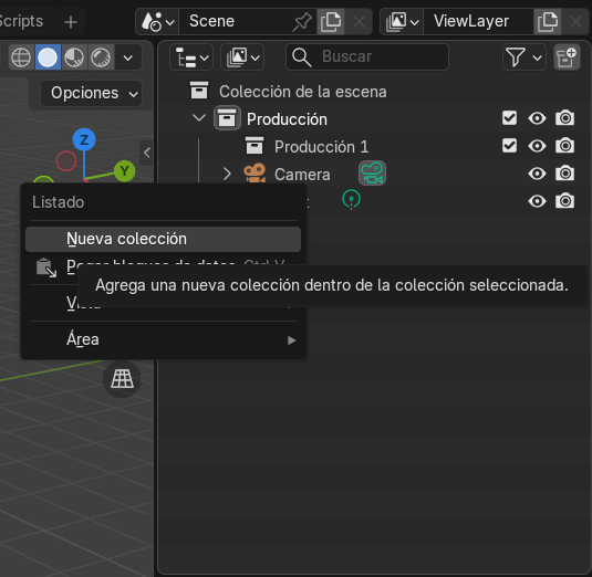 Creación de cinemática: Adiciones de nuevas colecciones