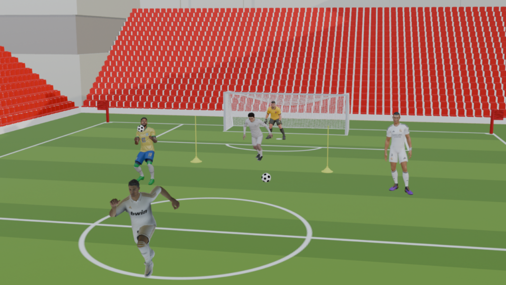 Coordinación y movimiento hacia el ataque