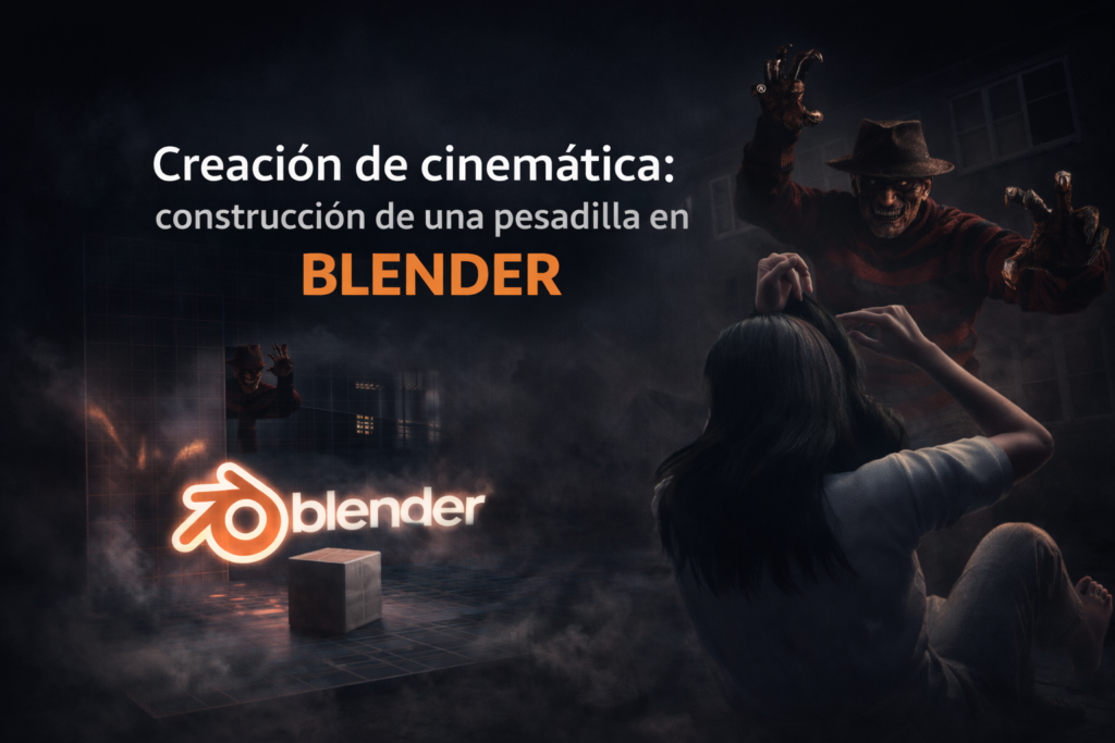 Creación de cinemática: construcción de una pesadilla en Blender