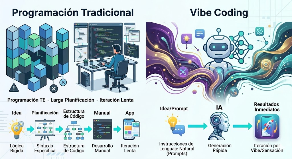 programación tradicional vs programación tradicional