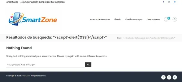 Vector XSS identificado durante pentesting web