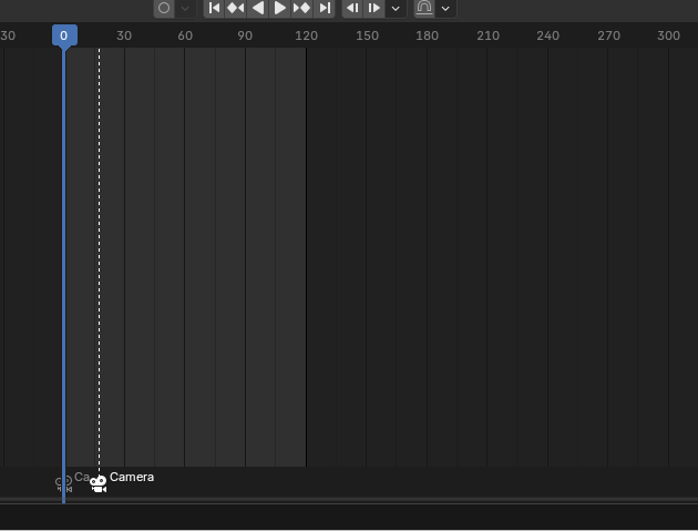 Configuración de una restricción Follow Path en Blender para que la cámara siga un recorrido circular alrededor del personaje