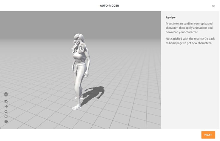 Creación de cinemática: Visualización del Avatar cargado en Mixamo