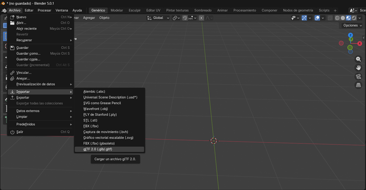 Creación de cinemática: Importación de animaciones de Mixamo a Blender