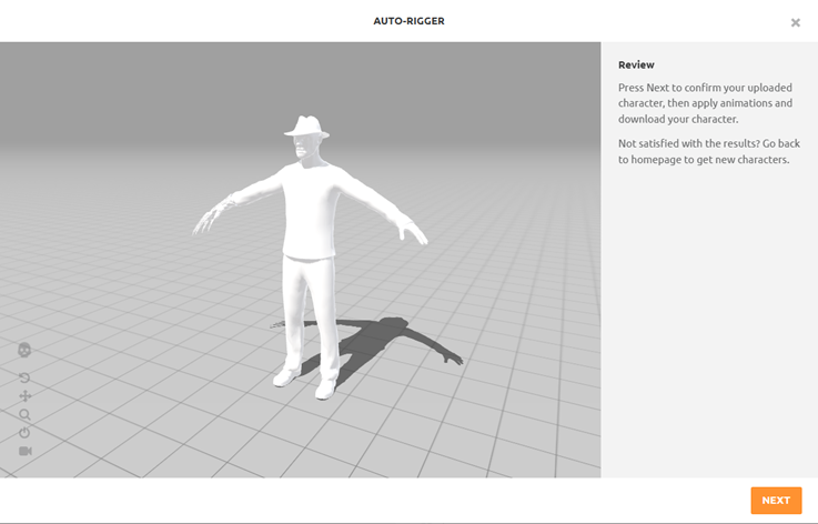 Creación de cinemática: Cargue de personaje secundario a Mixamo