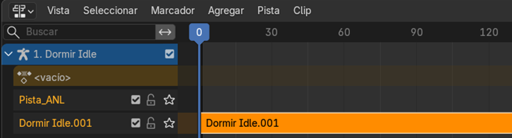 Creación de cinemática: Adición de Pista ANL