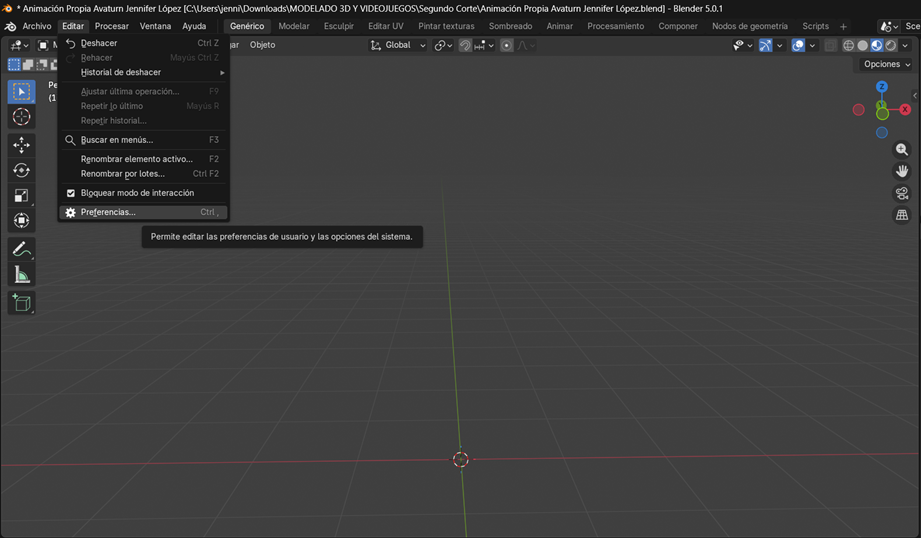 Creación de cinemática: Adición del complemento Sketchfab en Blender