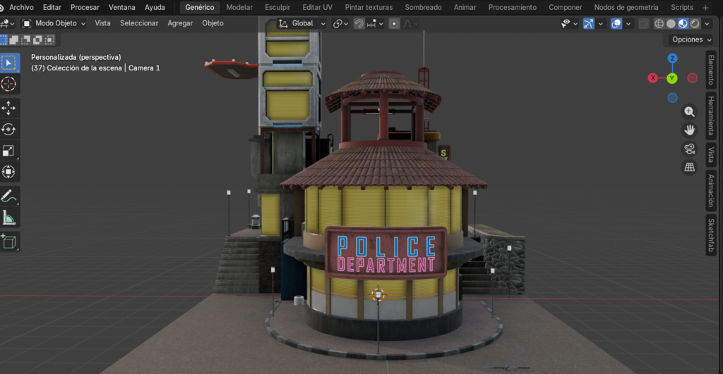 Escenario de la cinemática