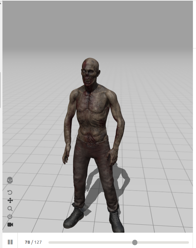 Zombie 2 para la cinemática