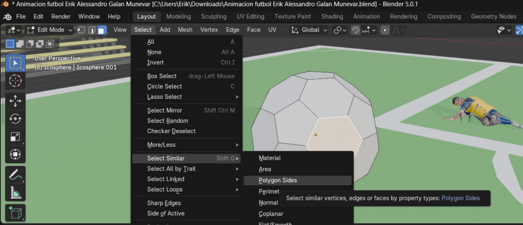 Cinemática 3D en Blender