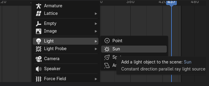 Cinemática 3D en Blender