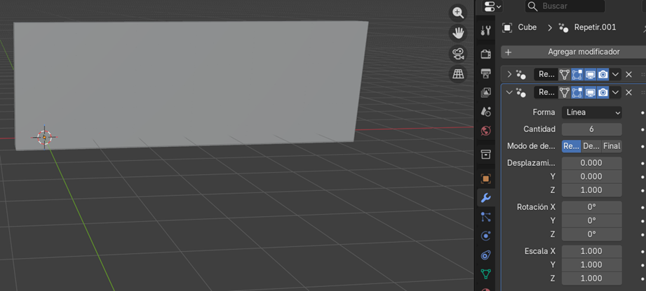 Creacion de pared para parkour en Blender 3D