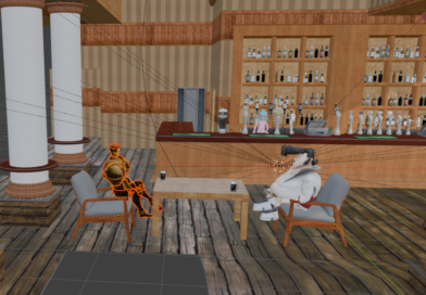 Modelado 3D en un Bar Animado