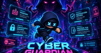 CyberGuardian, un videojuego 2D de ciberseguridad con Python y Pygame