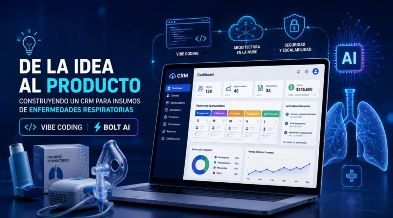 De la Idea al Producto: Construyendo un CRM para Insumos de Enfermedades Respiratorias con Vibe Coding y Bolt AI De la Idea al Producto: Construyendo un CRM para Insumos de Enfermedades Respiratorias con Vibe Coding y Bolt AI