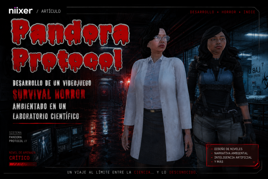 Pandora Protocol: Desarrollo de un videojuego survival horror ambientado en un laboratorio científico