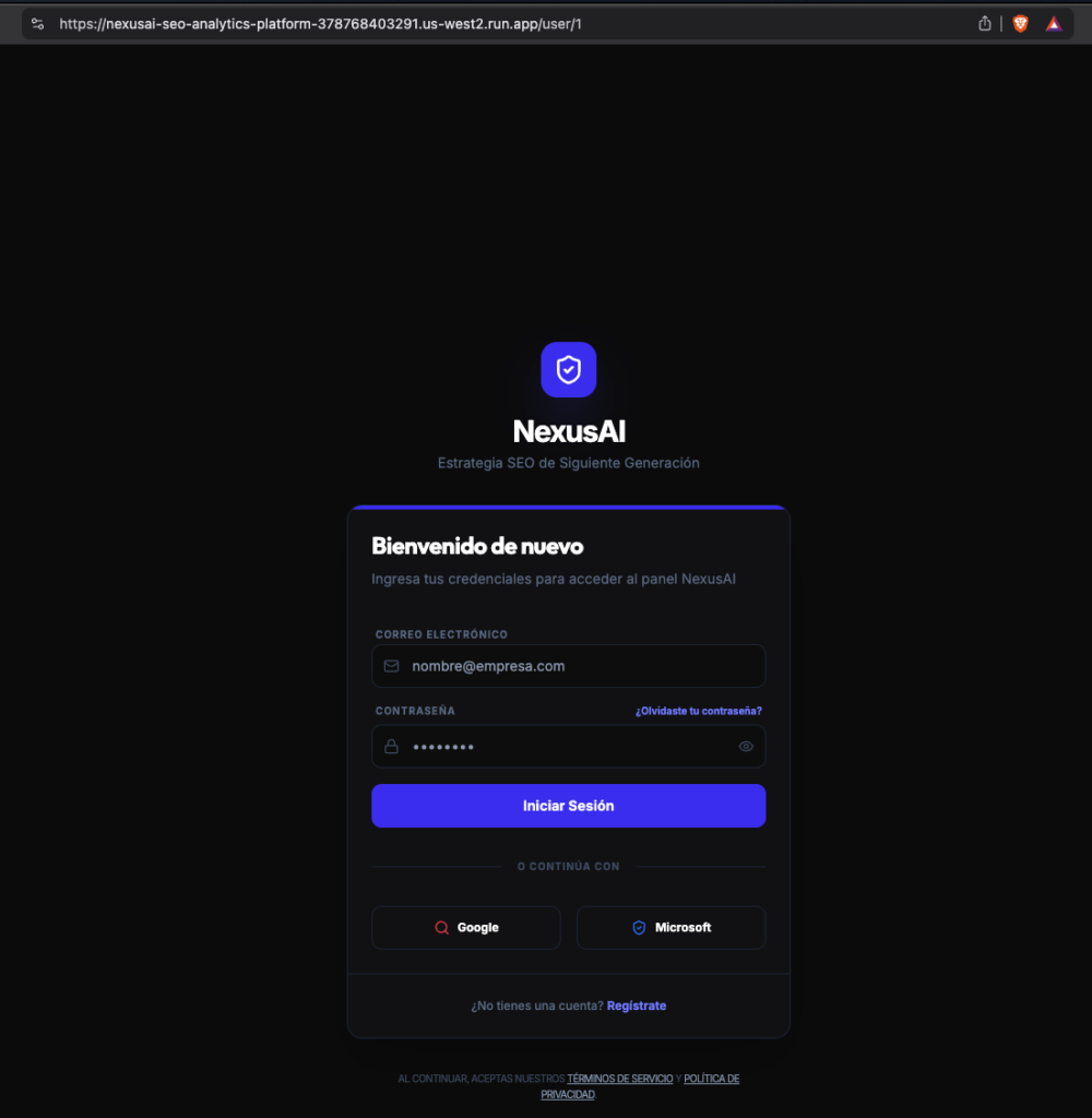 Ruta privada redirigida al login