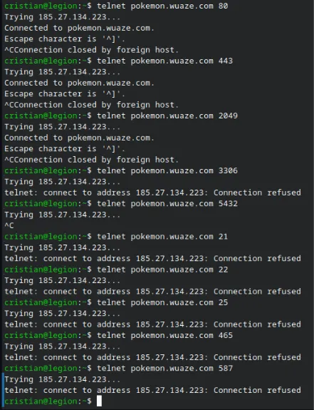telnet pokemon.waze.com hacking ético