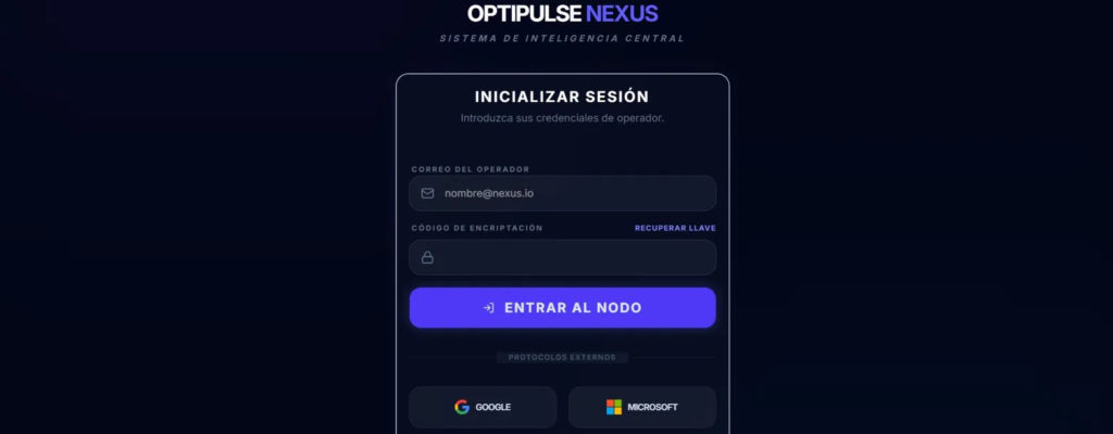 Figura 5. Login Nexus