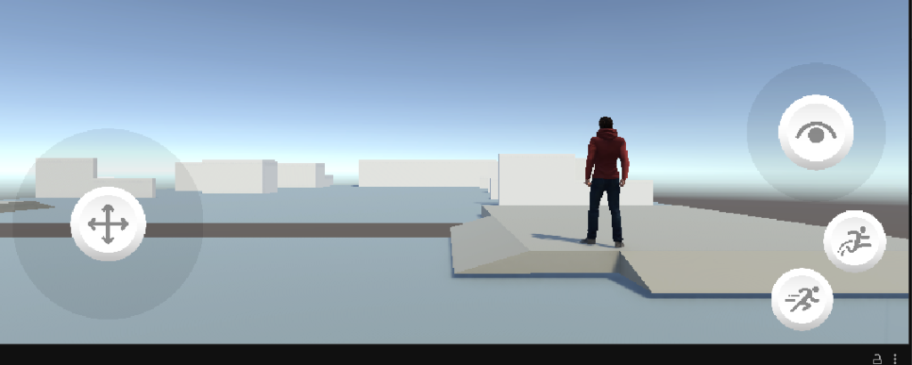 Personaje con el prefab configurado