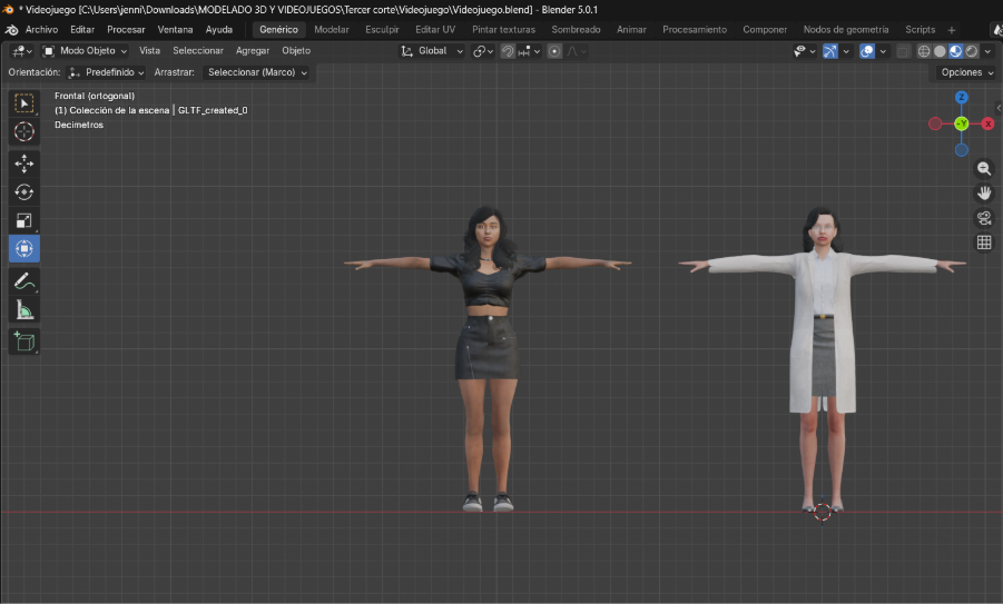 Repetimos el proceso anterior para Personaje Eli