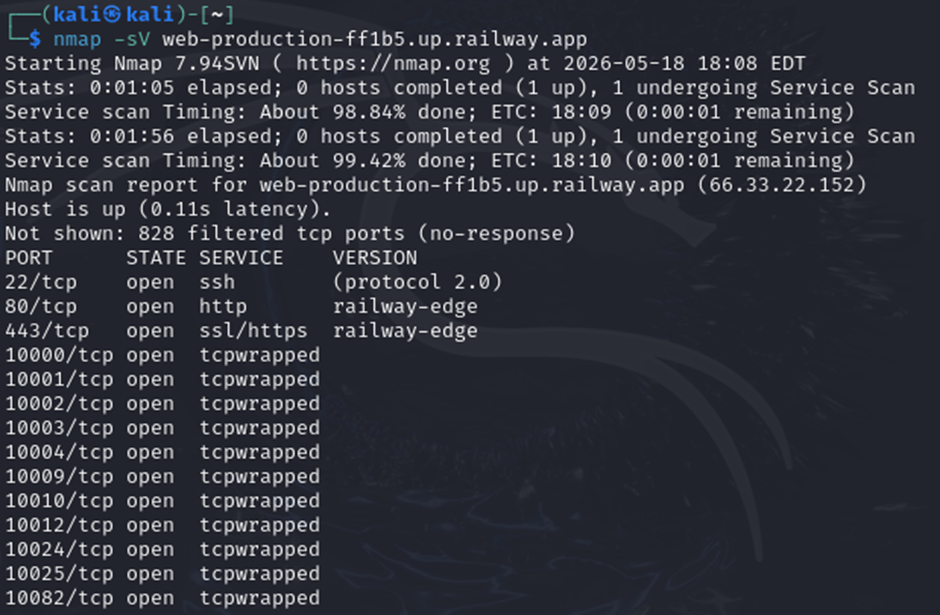 nmap -sV {DOMINIO}