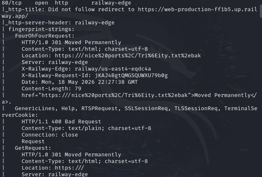 nmap -A {Dominio} - Puerto 80 HTTP
